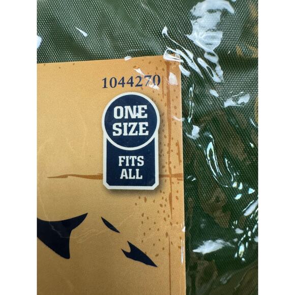 Blue Mountain rain poncho w/ attach hood full cut one-size-fits-all color Green - Picture 3 of 5